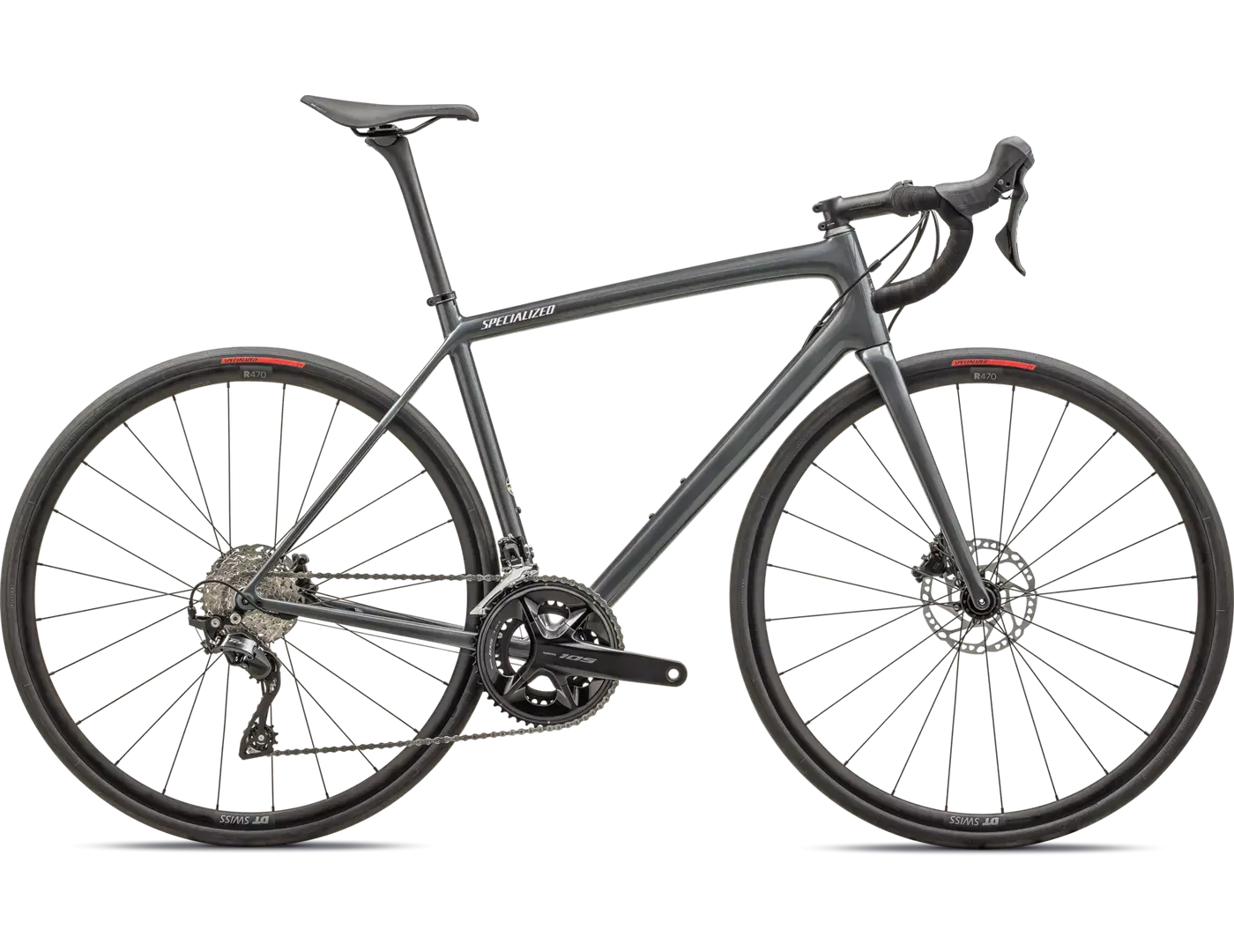 Rower Specialized Aethos Sport - Shimano 105 Gloss Fog Tint Carbon / Dune White 2025